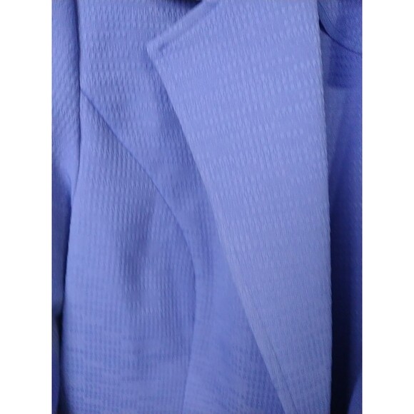 K Petite Collection Woman 16P Purple Open Pocket Blazer 3/4 Slit Cuff Sleeve... - Picture 4 of 8